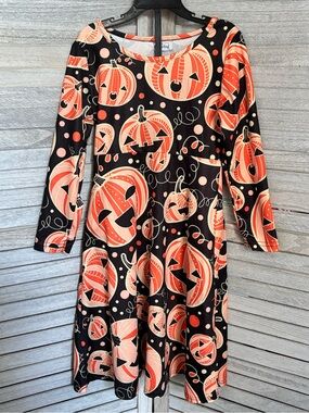 Besser Bay Halloween Pumpkin Jack-O-Lantern Twirl Dress SZ 5/6. (120 cm)